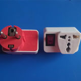 ABS Mateiral Iron/Copper Two Round Pins Adaptor (RJ-0182)