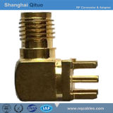 RF Connector SMA Right Angle Female Jack End-Launch (SMA-KWE)