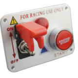 Racing Car 12V Ignition Switch Panel Engine Start Push Button Red LED Toggle Car Accessories