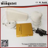 Tri-Band 900/1800/2100MHz Cell Phone 2G 3G 4G Mobile Signal Booster