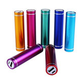 Colorful Cheap Price 2600mAh Tube Power Bank Battery for iPhone Samsung Mobile Cell Phone