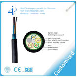 China Factory GYTS-24 Cores Optic Fiber Cable for Duct Pipe Installation