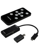 Mhl to HDMI HDTV Adapter with Remote Control for Samsung Galaxy S2 S3 S4 Note 2 HTC