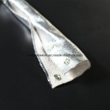 Reflective Thermal Aluminized Glass Fiber Sleeve with Snap