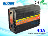 Suoer Digital Display Battery Charger 6V 12V Car Battery Charger (SON-10A+)