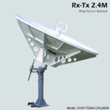 C/Ku 2.4m Rx-Tx VSAT Antenna