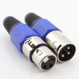 XLR 3 Pin Male/Female Connector Audio Microphone Cable Connector