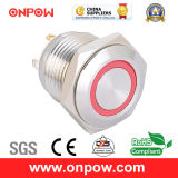 Onpow 16mm Illuminated Push Button Switch (GQ16F-10E/J/R/12V/S, CE, CCC, RoHS)