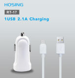 PC + ABS USB Car Charger 2.1A 1 USB Charger
