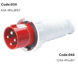 63A, 125A 4pin Industrial Plug