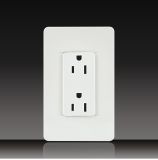 15A Receptacle Wall Socket with Plate (LGL-11-8)