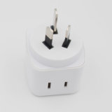 White Travel Charger Electrical Power Us to UK/Au/EU/Brazil/Italy/South Africa Plug Adapter Universal Power Plug Converter