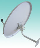 Ku90cm Offset Satellite Dish TV Antenna with Wall Mount