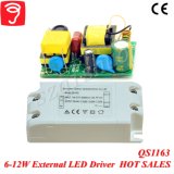 6-12W Wide Voltage/Isolated External Panel Light LED Driver with Ce QS1163