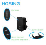 2 USB Mobile Phone USB Charger with Ce FCC RoHS