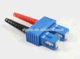 Sc Fiber Connector Sm Duplex Blue