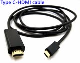USB Type-C to HDMI Converter Cable, USB-C Computer to Extend 4K High Definition Swivel Adapter Apple MacBook, Huawei Mate10/PRO, Samsung S8 Connect TV Projector