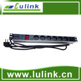 Best Price Germany Type 19A 6 Way PDU with Control Unit (aluminium alloy shell)