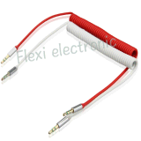 AV Output Cable 3.5mm Male to Female Retractable Cable