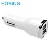 LED Logo Dual USB Charger 3.4A Car Charger with Ce/RoHS/FCC