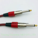 6.35mm/6.35 Mono Plug to 6.5mm/6.5 Mono Plug AV/Speaker/Microphone/Musical Cable