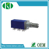 9mm Size blue Rotary Potentiomter with 6 Gang