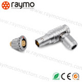 Metal Lemos Connector Fhg 0b 2 Pins 90 Degree Male Elbow Plug
