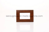 Red Wooden Switch Frame Socket Panel
