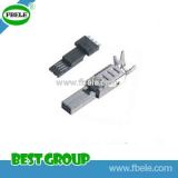 Mini USB/4p/Pulg/B Type for Cable Ass'y USB Connector Fbmusb4-103