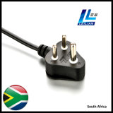 South Africa Standard Power Cord Plug with Certificate 6A