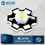 Lm80 Super Bright 240lm 3W White LED Diode