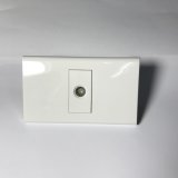 CAT6 Wall Plate, Ethernet Punch Down Keystone Jack, White