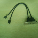 USB2.0 2 Port Baffle Cable for Motherboard