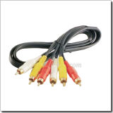 RCA Gold Plated a/V PVC Communication Cable (AL-AVC016Y)