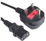 UK Power Cord Plug and Socket, 3 Pins