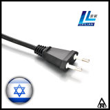 2-Round Pin Israel Power Plug Cord of New Products Sii