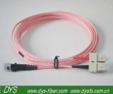 Sc/Upc-MTRJ Dx Om1 Pink Fiber Optical Patchcord