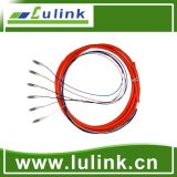 Factory Supplier LC mm 6 Cores Fiber Optic Pigtail