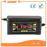 New! Suoer 5A 12V Car Battery Charger with Three-Phase Charging Mode (SON-1206D)