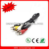 Audio Cable 3.5mm Male to 3RCA Cable