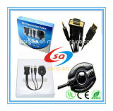 Wholesale Full HD 1080P Male to Female VGA Audio to HDMI Adapter Cable