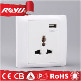 Multi Function Socket with USB Charge, Micro USB Power Socket