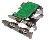 PCI-E to 4 Serial Port RS232 Extension Adapter Card with Tx382b Chipset