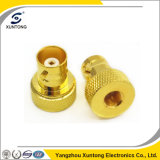 RF Adapter BNC Female to SMA Male Straight Gold Plated