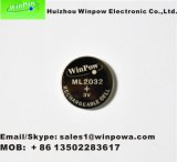 Ml2032 Dry Cell Rechargeable Battery Lithium Button Cell for Remote Control