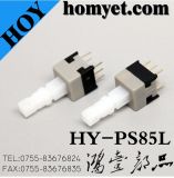 China High Quality 6 Pins Long Stem Tact Switch DIP Type Key Switch Self-Lock Toggle Switch (Hy-PS85L)