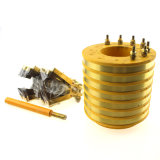 Sr50X100X103-7rings Traditional Carbon Brushes Through Bore Slip Ring with Holder