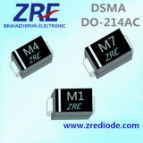 1A 1000V M1 /M7 /S1m SMD General Purpose Rectifier Diode SMA Do-214AC Case