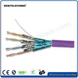 S/FTP Shielded Cat 7 Twisted Pair Installation Cable, 23AWG Network Cable