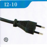 2-Pin Italy Standard Power Cord with Imq Approval (I2-10)